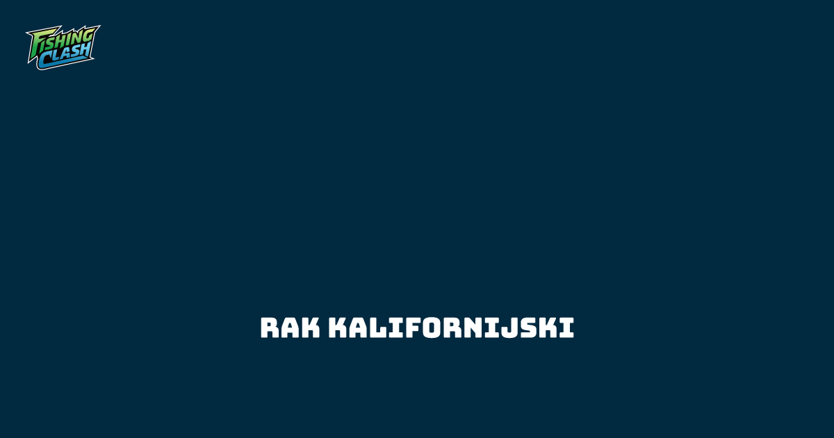 Rak kalifornijski | Fishing Clash